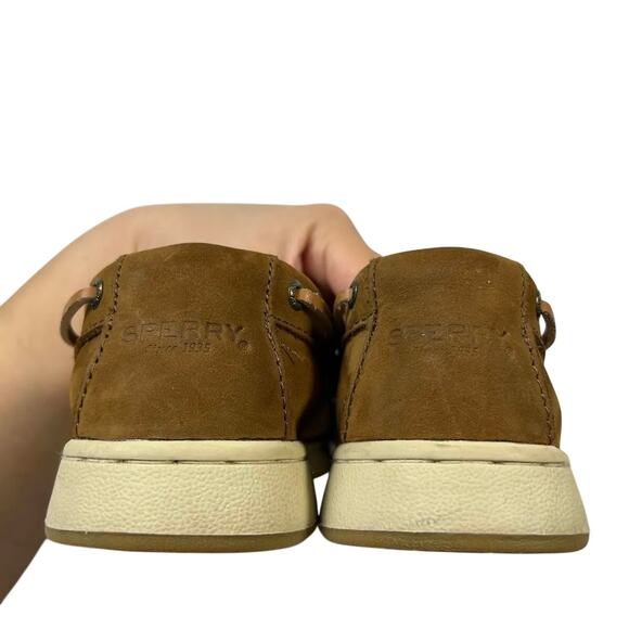 Sperry Cup II Boat Shoe Boy's Brown Size 2.5 M Preppy Maritime - Picture 6 of 9
